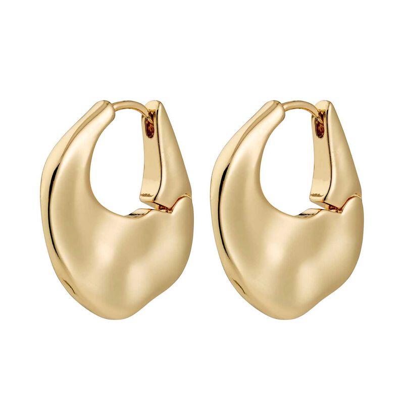 Pilgrim Sense Hoop Earrings image number 0